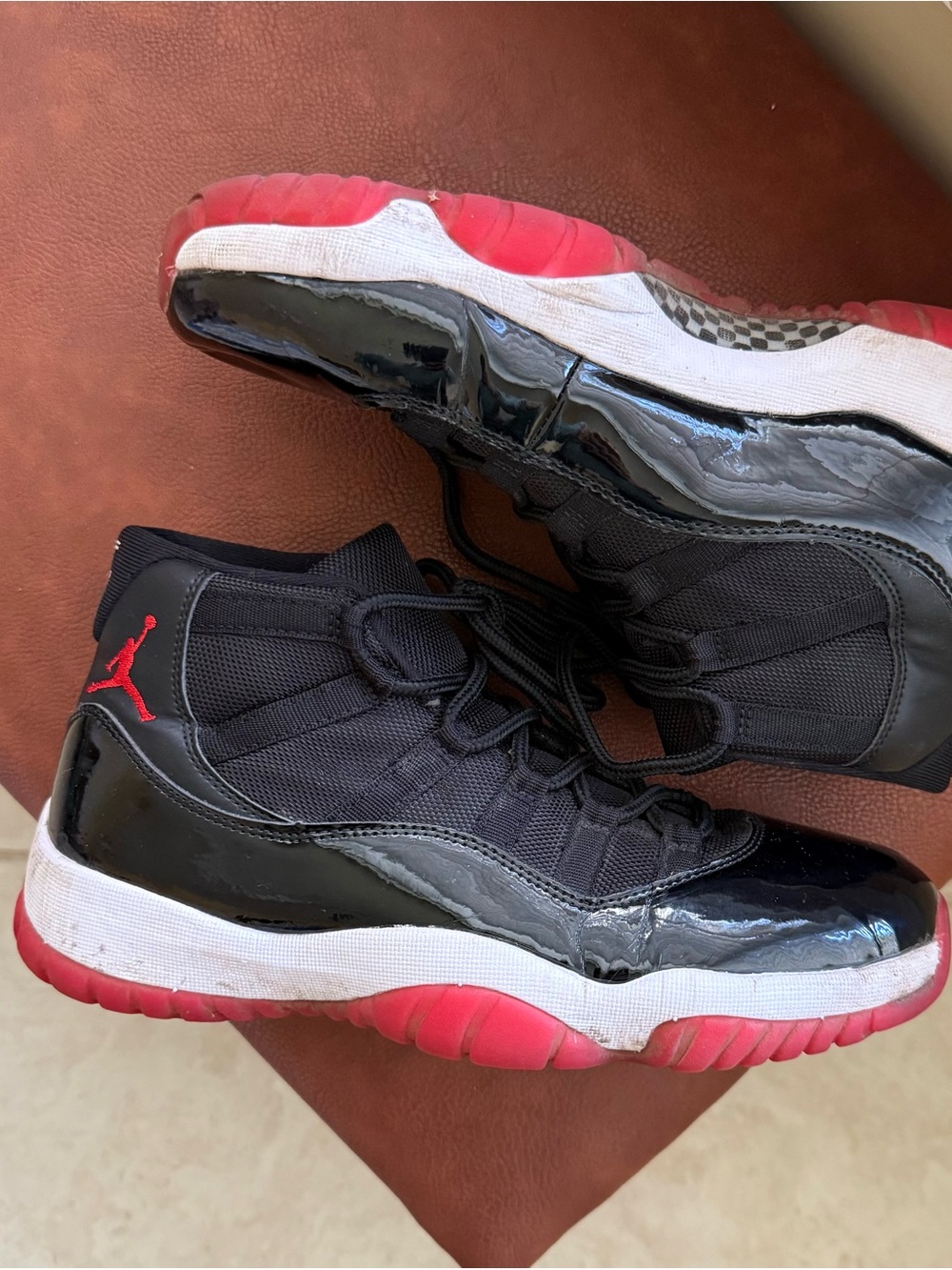 Nike Air Jordan 11 XI Retro Bred Playoffs 2019 Size 8.5 Men (378037-061)⁠